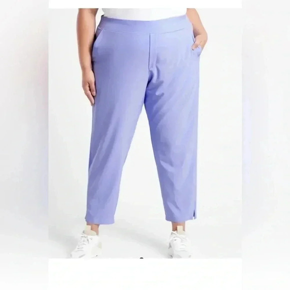 Athleta Pants - ATHLETA Brooklyn Heights Pant PLUS 22 (2X) Periwinkle Lightweight Ankle Pants